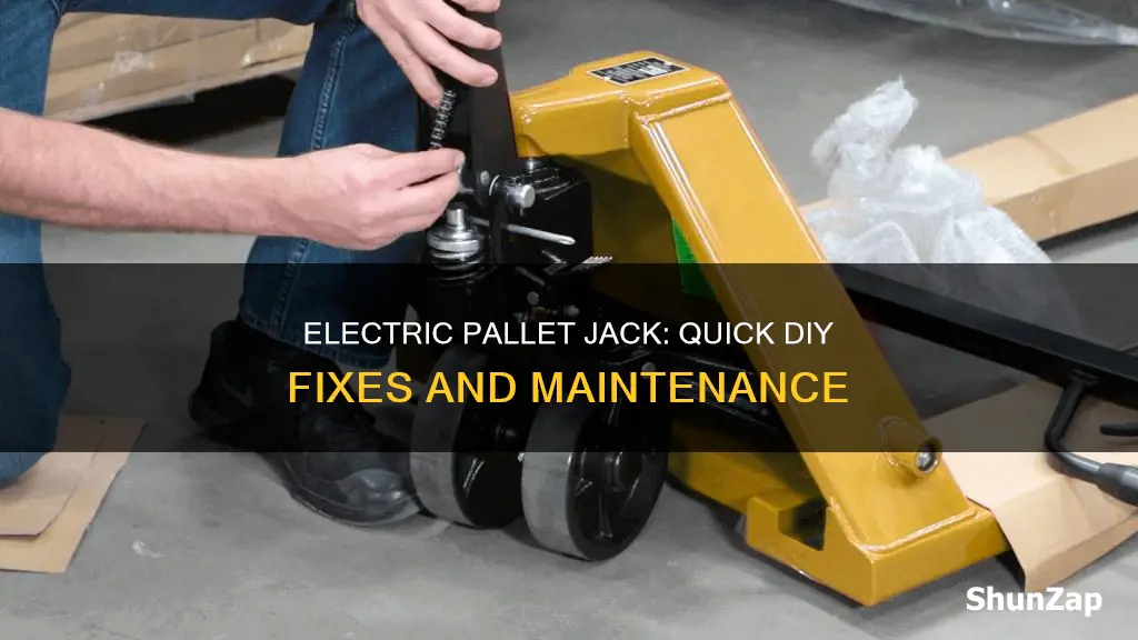 how to fix an electric pallet jack