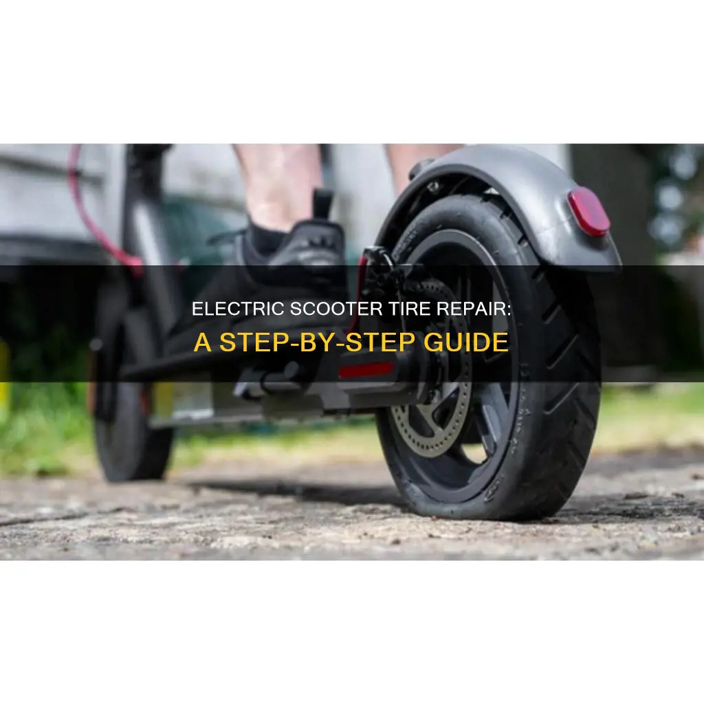 how to fix an electric scooter tire