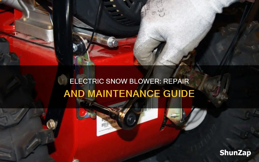 how to fix an electric snow blower