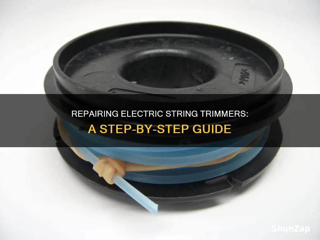how to fix an electric string trimmer