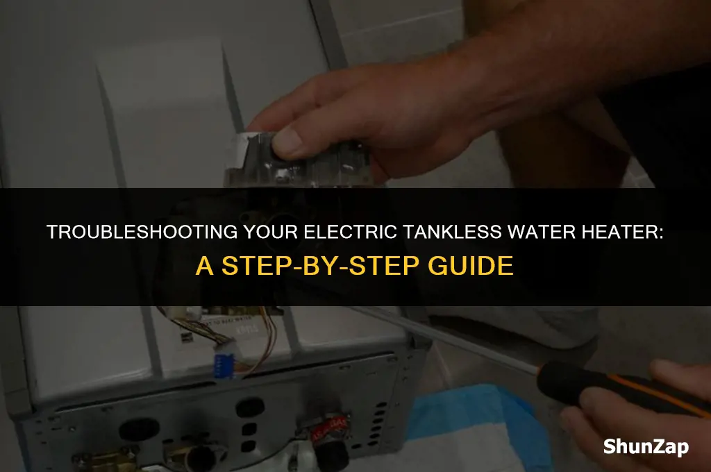 how to fix an electric tankless water heater
