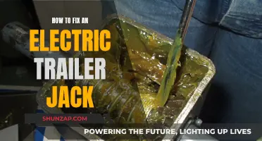 Fixing an Electric Trailer Jack: DIY Guide
