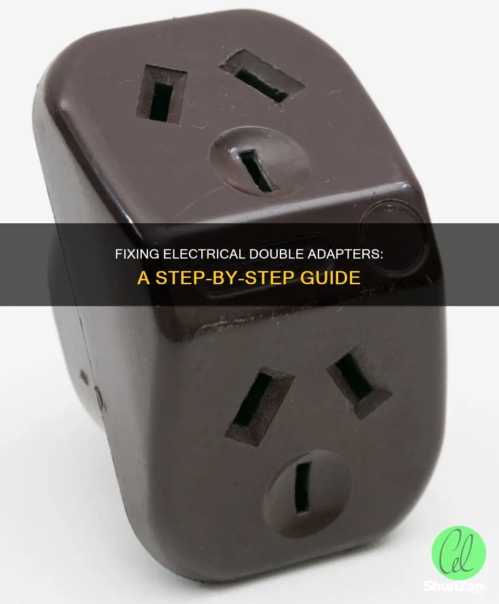 how to fix an electrical double adapter