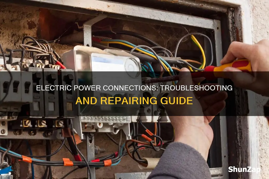 how to fix an electrical pwer connections