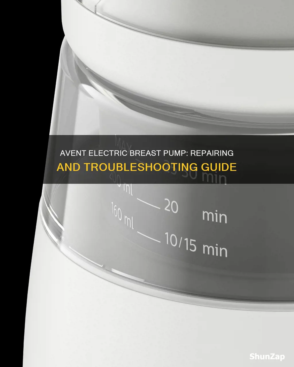 how to fix avent electric breast pump