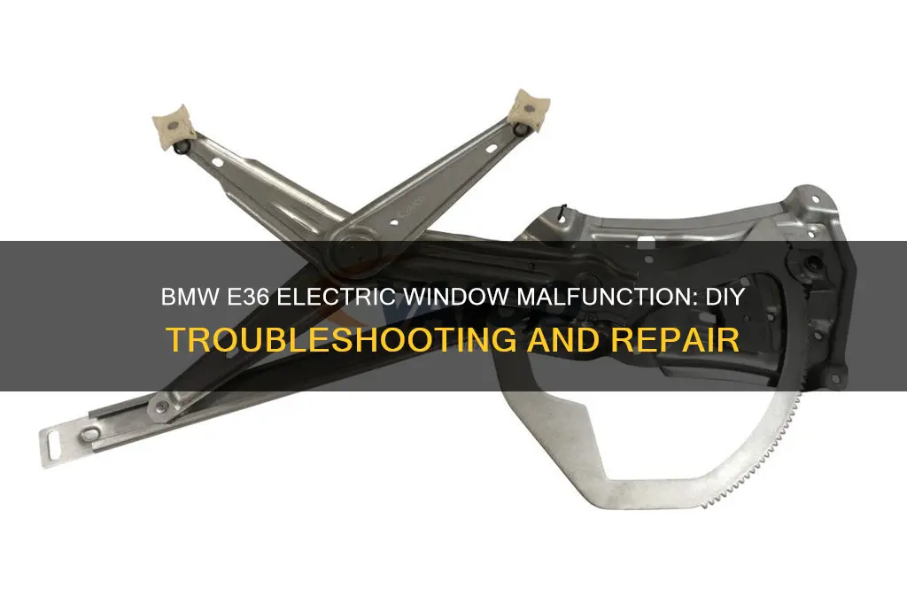 how to fix bmw e36 electric window