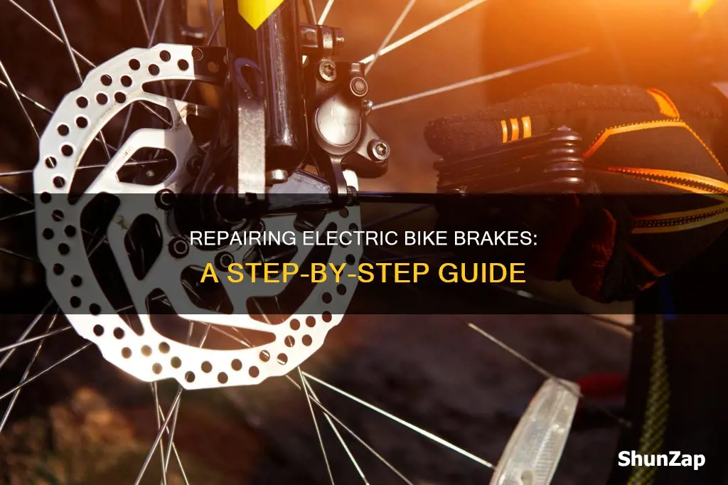 how to fix brakes on electric bike