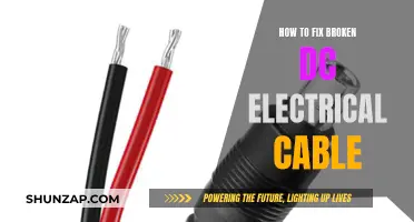 Fixing a Broken DC Electrical Cable: A Step-by-Step Guide