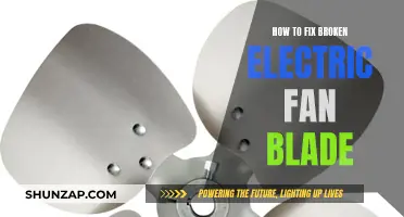 Fixing Electric Fan Blades: DIY Guide