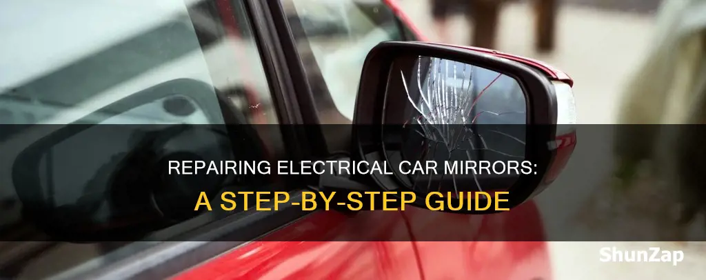 how to fix broken electrical earview mirror