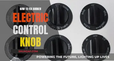 Fixing Electric Burner Control Knobs: A Step-by-Step Guide