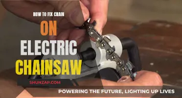 Repairing Your Electric Chainsaw: Fixing the Chain