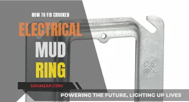 Straightening Electrical Mud Rings: A DIY Guide