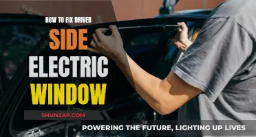 Repairing a Driver's Side Electric Window: DIY Guide