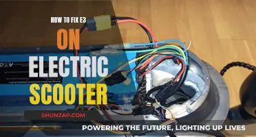 Repairing Your Electric Scooter: Troubleshooting the E3 Error