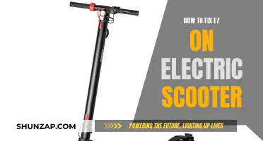 Repairing Your Electric Scooter: Troubleshooting the E7 Error