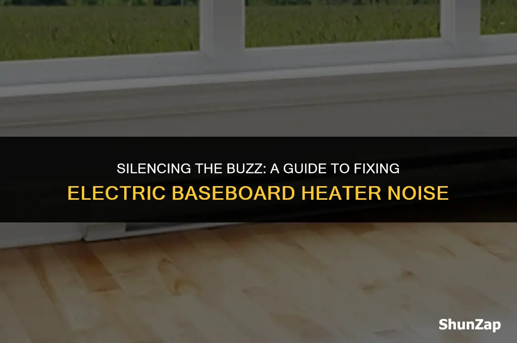 how to fix electric baseboard heater noise