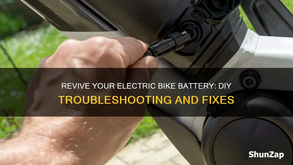 how to fix electric bike battery