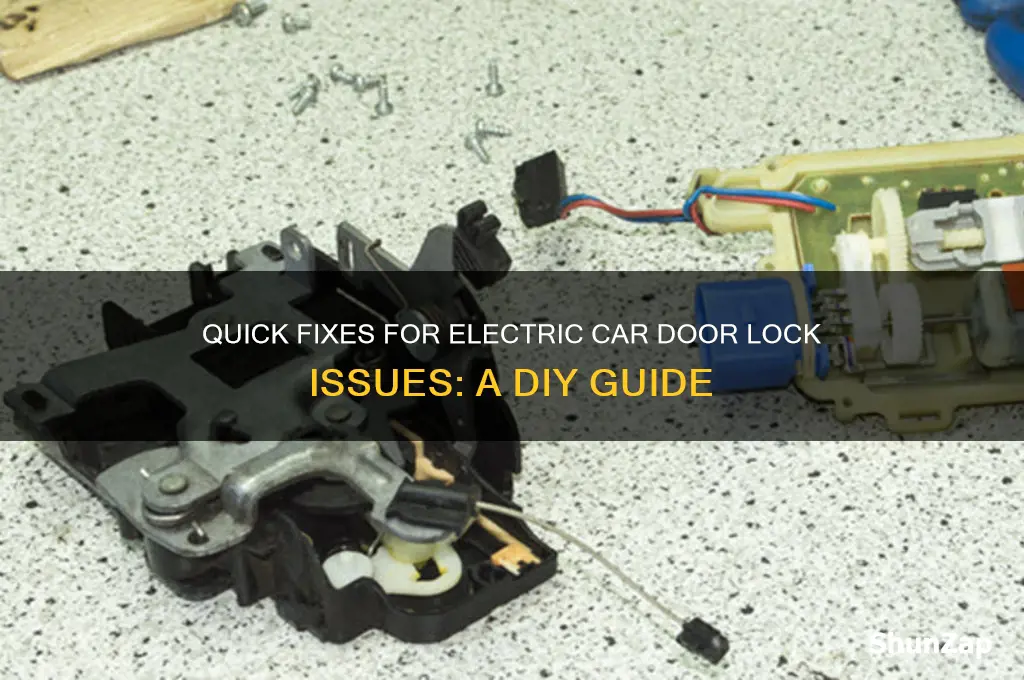 how to fix electric car door lock