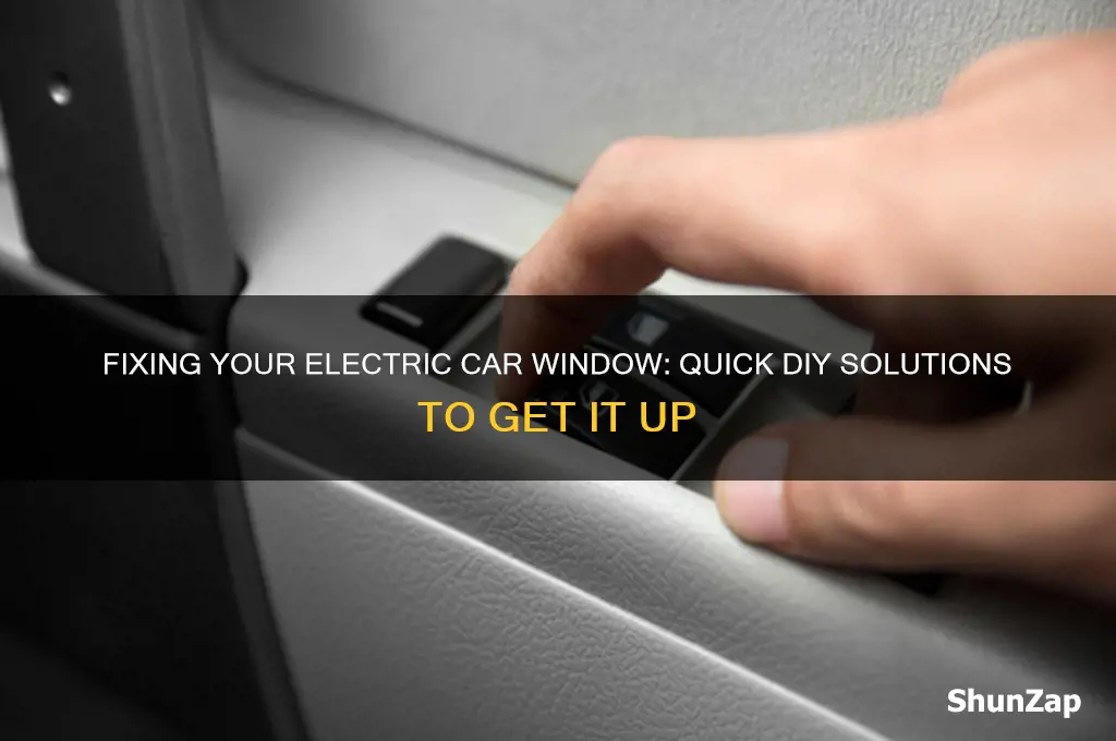 how to fix electric car window that won