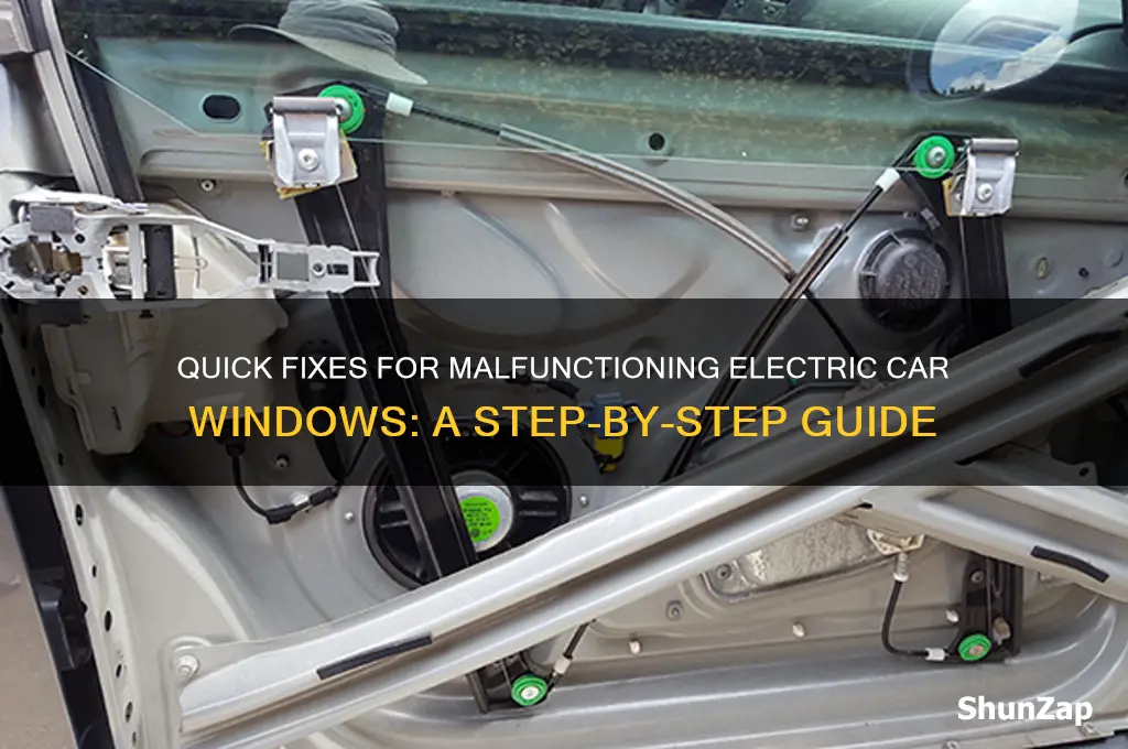 how to fix electric car windows