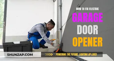 Garage Door Opener Repair: DIY Troubleshooting Guide