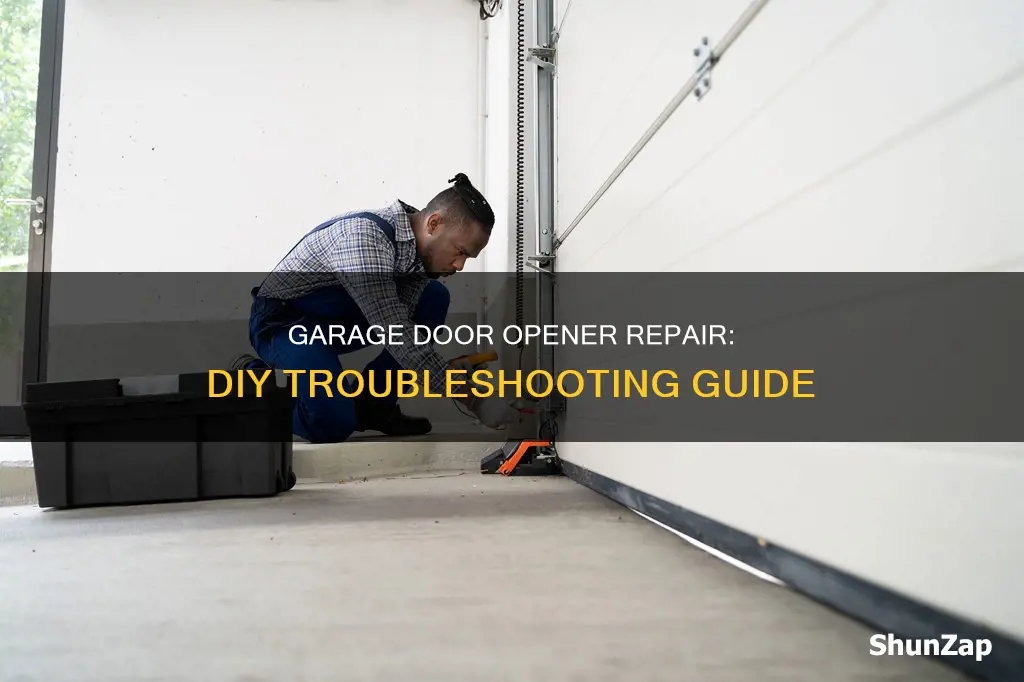 how to fix electric garage door opener