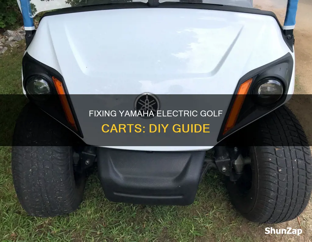 how to fix electric golf carts yamaha