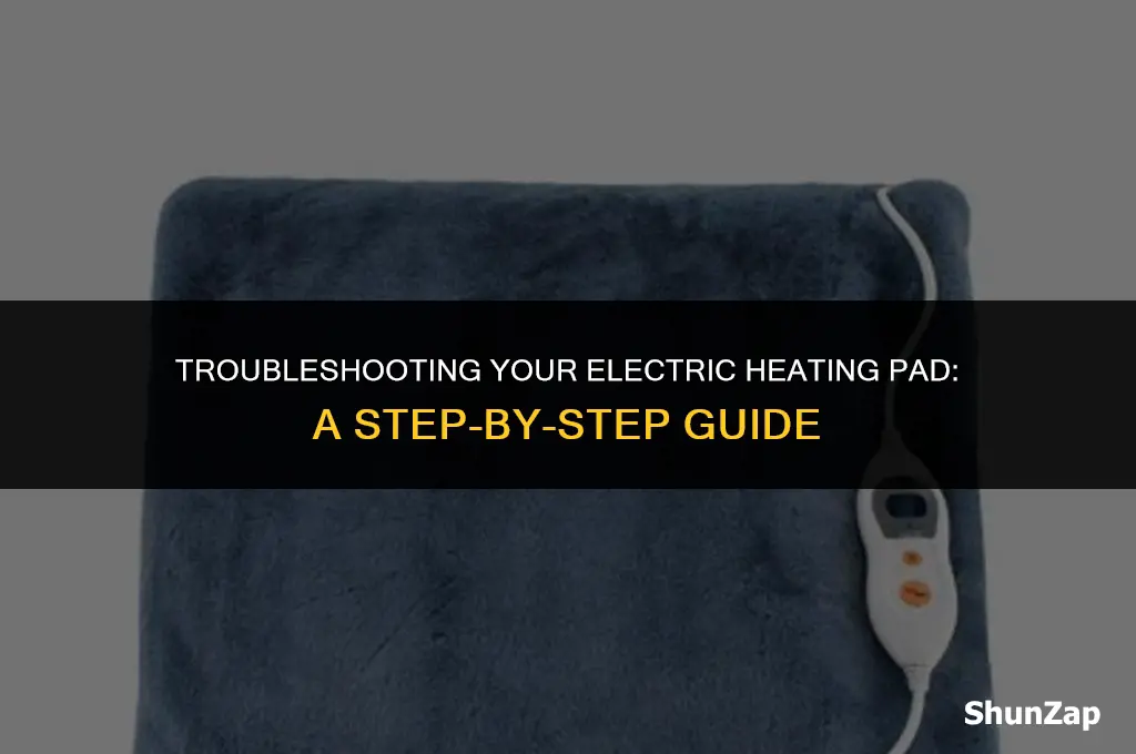 how to fix electric heating pad