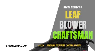 Craftsman Electric Leaf Blower: Troubleshooting Guide