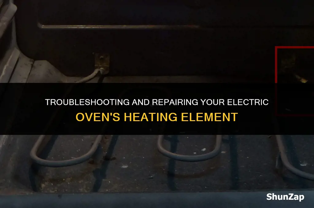 how to fix electric oven heating element