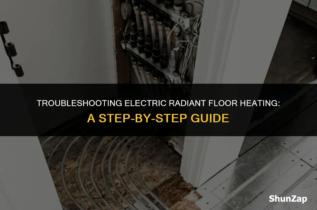 how to fix electric radiant floor heating