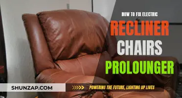 Fixing Electric Recliner Chairs: ProLounger Troubleshooting Guide