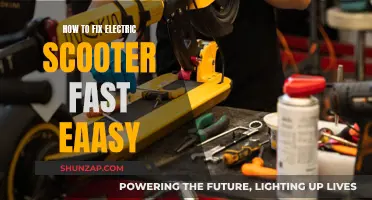 Quick Electric Scooter Fixes: Easy DIY Solutions