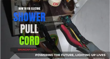 Fixing Electric Shower Pull Cords: A Step-by-Step Guide