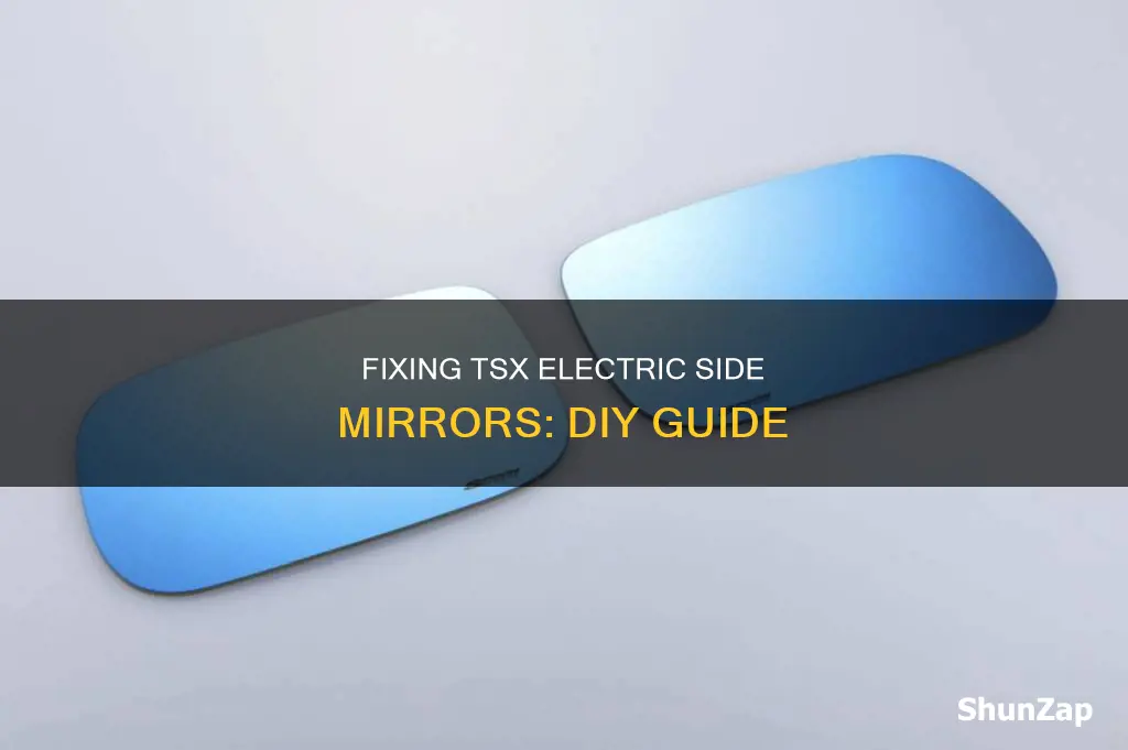 how to fix electric side mirror tsx