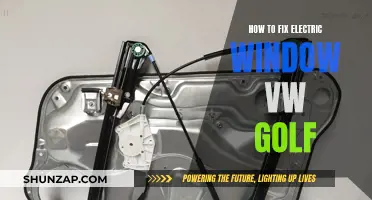 Fixing Electric Windows in VW Golf: DIY Guide