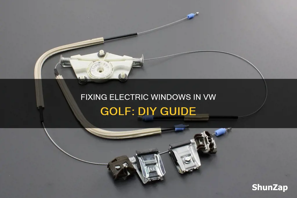how to fix electric window vw golf