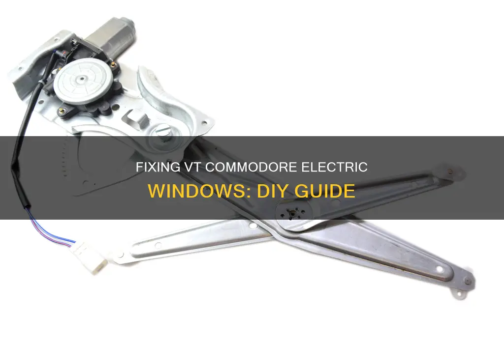how to fix electric windows vt commodore