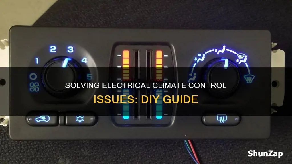 how to fix electrical climate control issue