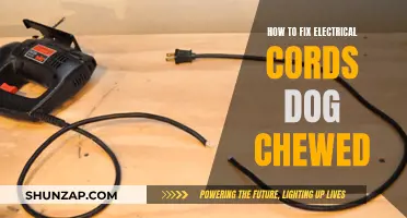 Repairing Fido's Chewed Electrical Cords