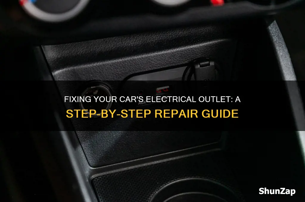how to fix electrical outlet in car