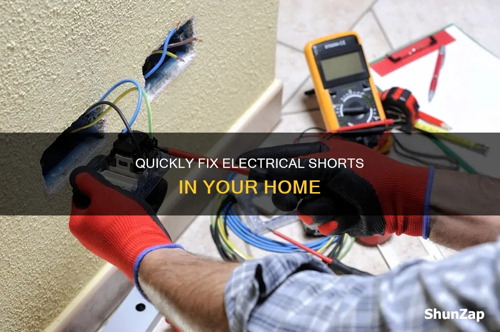 how to fix electrical short in house