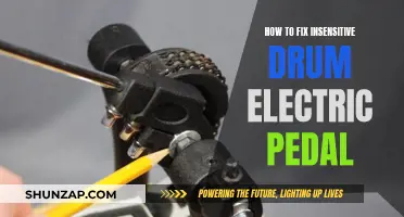 Fixing an Insensitive Electric Drum Pedal: Troubleshooting Guide