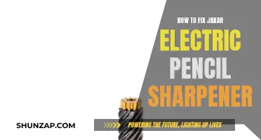 Fixing Jakar Electric Pencil Sharpener: A Step-by-Step Guide