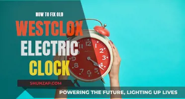 Westclox Electric Clock Repair Guide