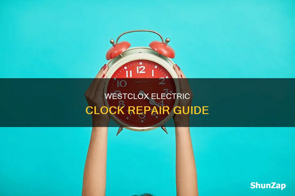 how to fix old westclox electric clock