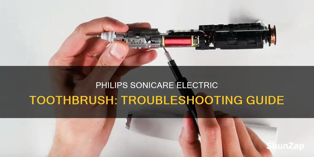 how to fix philips sonicare electric toothbrush