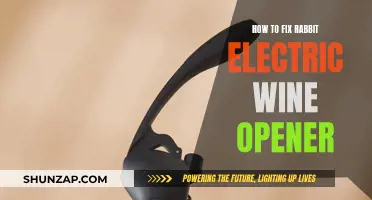Fixing Rabbit Electric Wine Opener: A Step-by-Step Guide