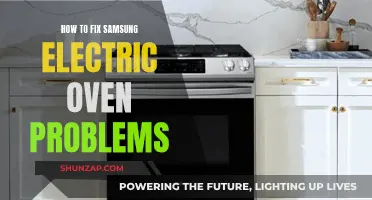 Samsung Oven Issues: Troubleshooting Electric Ovens
